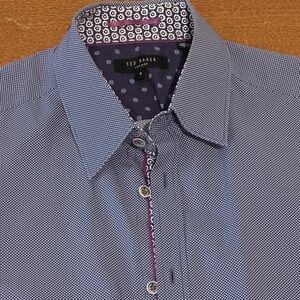 Ted Baker Blue Casual Button Down Shirt